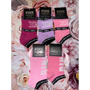5 pair VS PINK Socks NWT